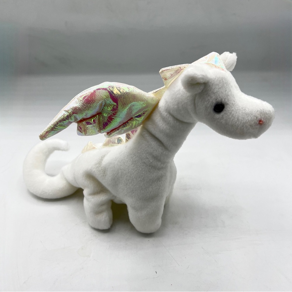 Vintage 1995 Ty Magic the Dragon Beanie Babies Collection RARE Plush PVC Pellets - Picture 17 of 17